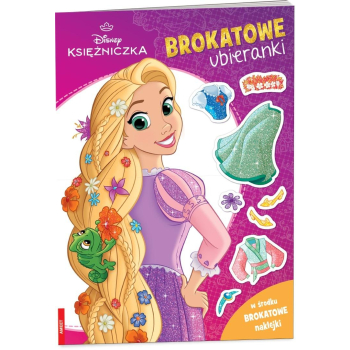 Disney Księżniczka. Brokatowe Ubieranki